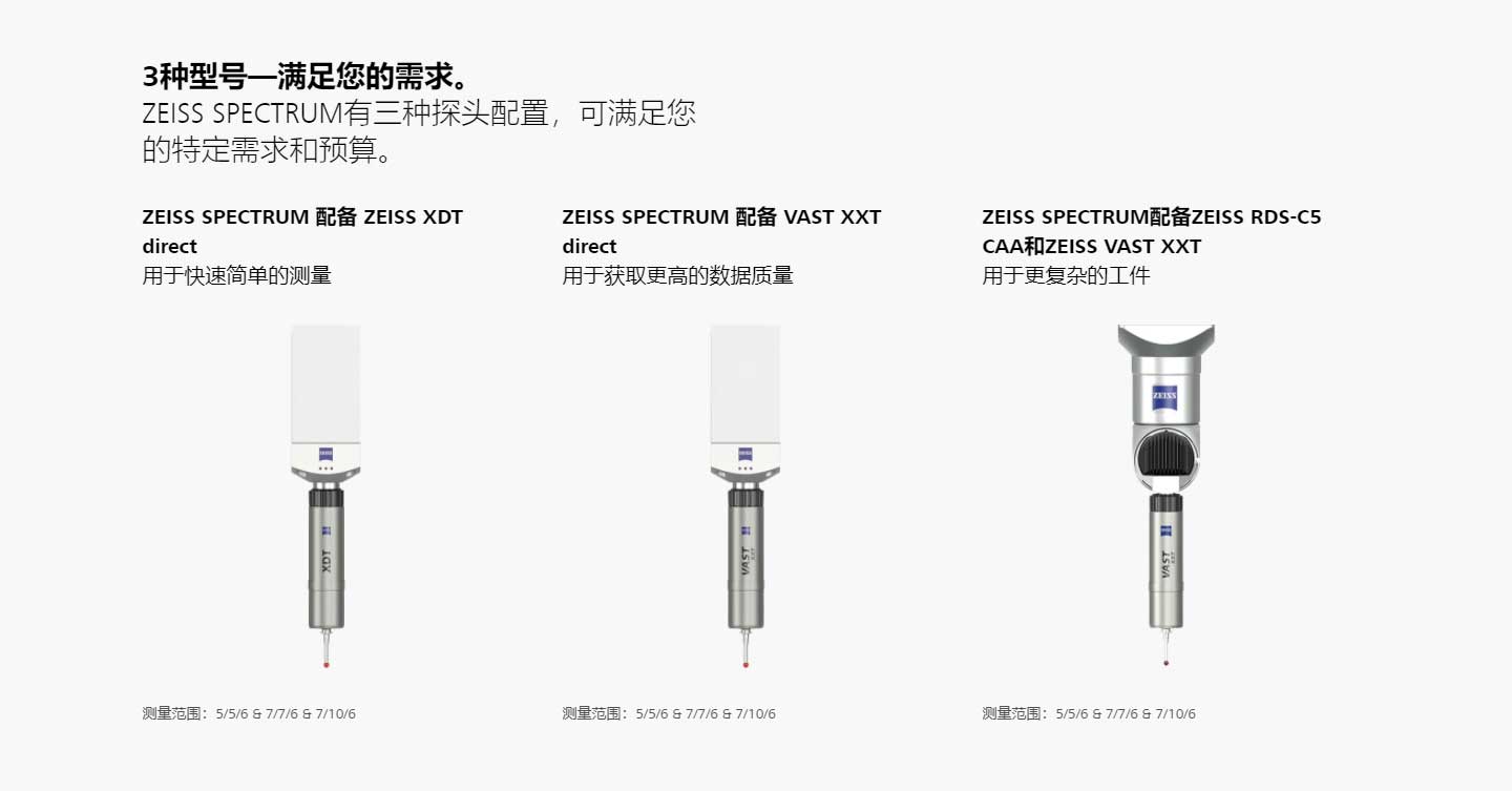 蔡司三坐标的型号